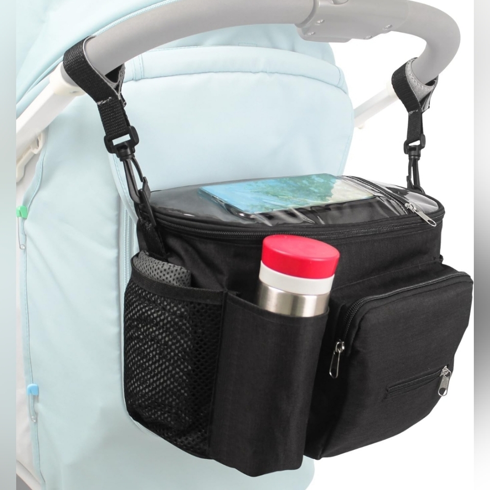 Stroller Cup Holder,Stroller Bag,Stroller Caddy Organizer,Stroller Organizer